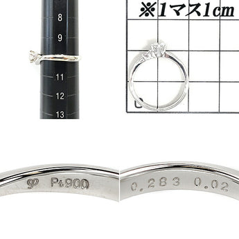 I-PRIMO Diamond Ring 0.283ct Pink Diamond Pt900 Mira Graded Certificate I-PRIMO | Diamond Platinum Daily Use Simple Cute Stylish [Used] [SH100035]