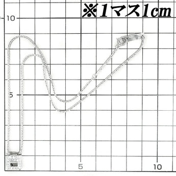 ニナリッチ セイコー ダイヤモンド ネックレス 0.38ct Pt900 Pt850 スクエア 四角 NINA RICCI SEIKO | ダイアモンド プラチナ デイリーユース シンプル かわいい おしゃれ カジュアル【SH100743】
