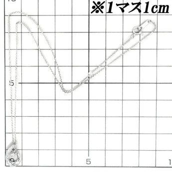 VENDOME AOYAMA Diamond Necklace 0.10ct K18WG Drop Dangling Brand VENDOME AOYAMA | 18K Diamond Daily Use Simple Cute Stylish Gorgeous [Used] [SH105536]
