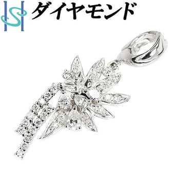 ダイヤモンド ペンダントトップ 0.50ct Pt900 ペアシェイプカット 変形カット ファンシーカット | ダイアモンド プラチナ 上品 エレガント 豪華 ゴージャス かわいい おしゃれ【中古】【SH105790】