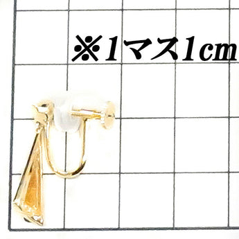 POLA Diamond Earrings 0.08ct K18YG Dangling Brand POLA | 18K Diamond Daily Use Simple Cute Stylish [Used] [SH105901]