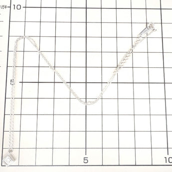 タサキ 田崎真珠 イエローダイヤモンド ネックレス 0.06ct K18WG 一粒石 スクエア ブランド TASAKI | 18金 ダイアモンド デイリーユース シンプル かわいい おしゃれ カジュアル【中古】【SH107517】