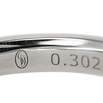 Diamond Shiraishi Diamond Ring 0.302ct Pt950 Graded Certificate Twist Brand | Diamond Platinum Daily Use Elegant Cute Stylish [Used] [SH108307]