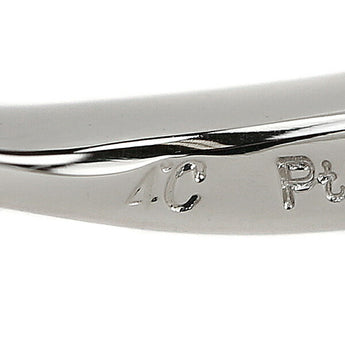 4℃ ダイヤモンド リング 0.236ct Pt950 ウェーブ ブランド ヨンドシー | ダイアモンド プラチナ デイリーユース シンプル かわいい おしゃれ【中古】【SH108334】