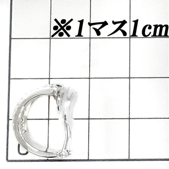 Southern Cross Black Diamond Earrings 0.62ct Diamond Pt900 Hoop Brand Southern Cross | 18K Diamond Gorgeous Stylish [Used] [SH108365]