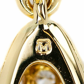 ミキモト ダイヤモンド ネックレス 0.26ct K18YG ドロップ 雫 しずく 涙 ブランド MIKIMOTO | 18金 ダイアモンド デイリーユース シンプル 豪華 華やか かわいい おしゃれ【中古】【SH108376】