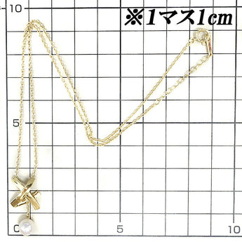 タサキ 田崎真珠 アコヤパール ネックレス 6.9mm K18YG ブランド TASAKI | 18金 あこや真珠 白真珠 和珠 デイリーユース シンプル かわいい おしゃれ【中古】【SH108426】