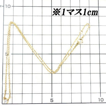 タサキ ダイヤモンド ネックレス 0.26ct K18YG 一粒石 4本爪 ブランド TASAKI | 18金 ダイアモンド デイリーユース シンプル かわいい おしゃれ【中古】【SH108428】