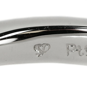 I-PRIMO Diamond Ring 0.407ct Pt950 Wave Brand I-PRIMO | Diamond Platinum Daily Use Simple Cute Stylish Gorgeous Weddings and Funerals [Used] [SH108484]