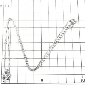 POLA Diamond Necklace 0.24ct Pt900 Princess Cut Fancy Cut Deformed Cut Openwork POLA | Diamond Platinum Daily Use Simple Cute Stylish [Used] [SH108532]