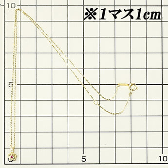 ウィッシュアポンアスター ダイヤモンド ネックレス 0.08ct ルビー K18YG 星 スター 変形カット ファンシーカット 2way リバーシブル 華奢 Wish upon a star | 18金 ダイアモンド【中古】【SH109589】