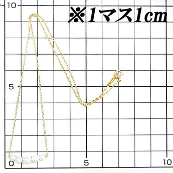 ミキモト アコヤパール ネックレス 3.6-5.6mm K18YG グラデーション ブランド MIKIMOTO | 18金 あこや真珠 白真珠 和珠 デイリーユース シンプル かわいい おしゃれ【中古】【SH109654】
