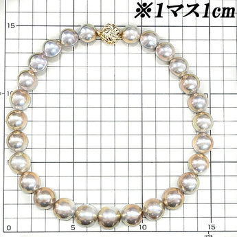 TASAKI Mabe Pearl Necklace 14.0mm-16.9mm K18YG Strand Mabe Pearl Semicircular Pearl Brand TASAKI | 18K Mabe Pearl White Pearl Semicircular Pearl Gorgeous Luxurious Stylish [Used] [SH109718]