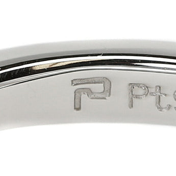 POLA Sapphire Ring 0.21ct Diamond Pt900 V-Shape POLA | Blue Sapphire Diamond Platinum Daily Use Cute Stylish [SH110432]