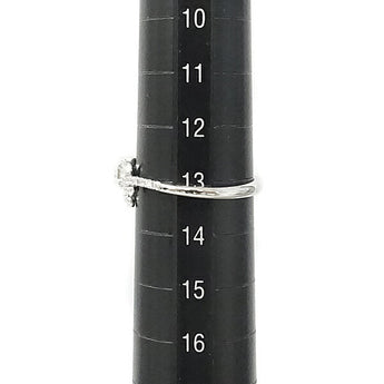 ダイヤモンド リング 0.313ct Pt900 変形カット ファンシーカット マーキスカット 植物 ボタニカル | ダイアモンド プラチナ デイリーユース かわいい おしゃれ【中古】【SH110443】