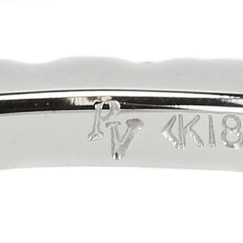 ポンテヴェキオ ダイヤモンド リング 0.18ct K18WG ハート 細め ブランド Ponte Vecchio | 18金 ダイアモンド デイリーユース シンプル かわいい おしゃれ カジュアル【中古】【SH110459】