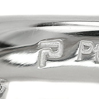POLA Akoya Pearl Ring 6.7mm Diamond Pt900 K18YG Brand POLA | 18K Diamond Akoya Pearl White Pearl Japanese Pearl Elegant Cute Stylish [Used] [SH110474]