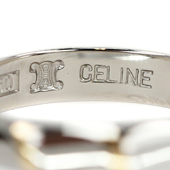 セリーヌ リング Pt850 K18YG 地金のみ 石なし #10 ブランド CELINE | 18金 デイリーユース シンプル かわいい おしゃれ【中古】【SH110479】