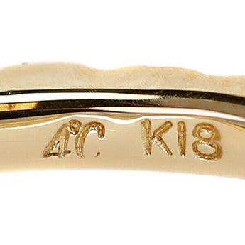 4℃ ダイヤモンド リング 0.304ct K18YG ラウンド サークル 丸 ブランド ヨンドシー | 18金 ダイアモンド 豪華 ゴージャス かわいい おしゃれ【中古】【SH110482】