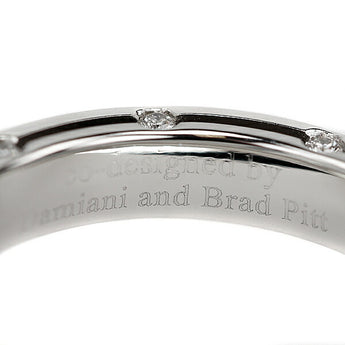ダミアーニ ダイヤモンド Dサイド リング K18WG D.SIDE ブラッド・ピット ブランド DAMIANI | 18金 ダイアモンド デイリーユース 上品 エレガント かわいい おしゃれ【中古】【SH110484】