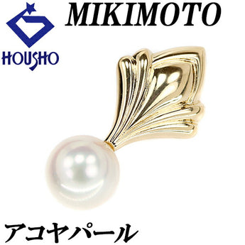 MIKIMOTO Akoya pearl pendant 6.4mm K18YG Brand MIKIMOTO | 18K Akoya pearl White pearl Japanese pearl Daily use Simple Cute Stylish [Used] [SH110763]
