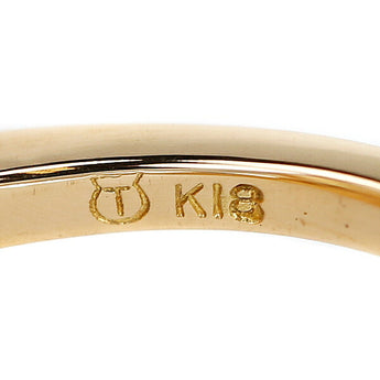 TASAKI Akoya Pearl Ring 7.4mm Diamond K18YG Brand TASAKI | 18K Diamond Akoya Pearl White Pearl Japanese Pearl Elegant Cute Stylish [Used] [SH110849]