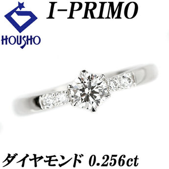 I-PRIMO Diamond Ring 0.256ct Pt950 Alnilam Pinky Brand I-PRIMO | Diamond Platinum Daily Use Cute Stylish [Used] [SH110859]
