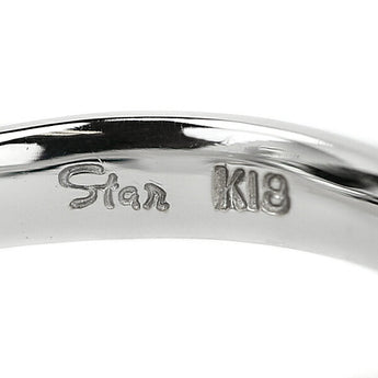 Star Jewelry Diamond Ring 0.08ct K18WG Butterfly Papillon Insect Animal STAR JEWELRY | 18K Diamond Daily Use Simple Cute Stylish [SH110860]