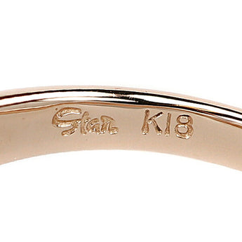 Star Jewelry Diamond Ring 0.06ct K18PG Heart Brand STAR JEWELRY | 18K Diamond Daily Use Cute Stylish [Used] [SH110866]
