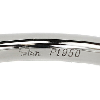 Star Jewelry Diamond Ring 0.237ct Pt950 Brand STAR JEWELRY | Diamond Platinum Daily Use Simple Cute Stylish [Used] [SH110940]
