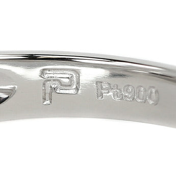 POLA Diamond Ring 0.20ct Pt900 Openwork Twist Brand POLA | Diamond Platinum Daily Use Simple Cute Stylish [Used] [SH110947]