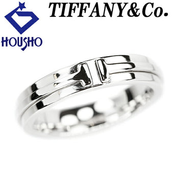 ティファニー T ナロー リング K18WG 地金のみ 石なし メンズ ユニセックス ブランド TIFFANY&Co. | 18金 デイリーユース シンプル かわいい おしゃれ【中古】【SH110957】