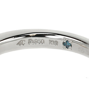 4℃ ディズニー ダイヤモンド リング 0.264ct Pt950 K18PG 花 フラワー プリンセス ストーリーコレクション 美女と野獣 ブランド Disney ヨンドシー | 18金 ダイアモンド【中古】【SH110958】