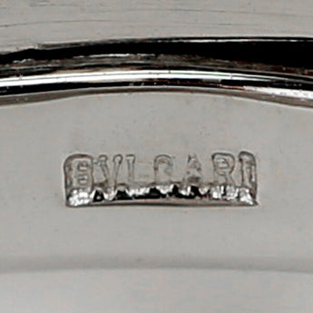 BVLGARI B-zero1 Ring K18WG 3 Band #50 Base Metal Only No Stones Bzero1 B-zero1 Wide Thick Brand BVLGARI | 18K Daily Use Simple Stylish [Used] [SH111158]