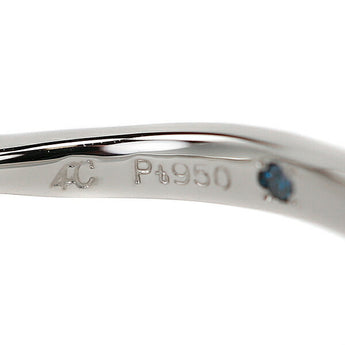 4℃ ダイヤモンド アクアクラウン リング 0.209ct Pt950 ブランド ヨンドシー | ダイアモンド プラチナ 上品 デイリーユース シンプル かわいい おしゃれ【中古】【SH111160】