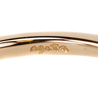agete Diamond Ring 0.04ct K18PG Milgrain Thin and Delicate Brand agete | 18K Diamond Daily Use Simple Cute Stylish [Used] [SH111175]