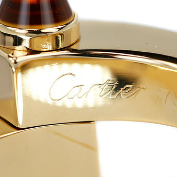 Cartier Citrine Menotte Ring K18YG #50 Thick Brand Cartier | 18K Gold Luxurious Gorgeous Cute Stylish [Used] [SH111990]