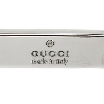 Gucci Ring K18WG #11 Base metal only No stones Octagonal Logo Brand GUCCI | 18K Daily use Simple Cute Stylish [Used] [SH112001]