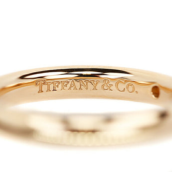 Tiffany Diamond Band Ring K18PG Single Stone Elsa Peretti Brand TIFFANY&amp;Co. | 18K Diamond Daily Use Simple Cute Stylish [Used] [SH112004]