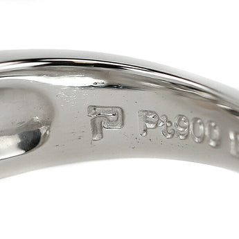 POLA Akoya pearl ring 7.9mm diamond Pt900 brand POLA | Akoya pearl white pearl Japanese pearl diamond platinum cute stylish [Used] [SH112014]