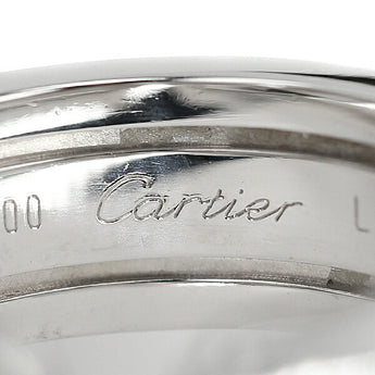 Cartier C2 Small Ring K18WG #52 Base metal only No stones Pear-grain Matte Open ring Brand Cartier | 18K Daily use Simple Cute Stylish [Used] [SH112025]