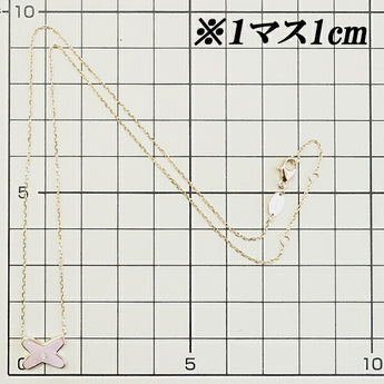 ショーメ オパール ジュ・ドゥ・リアン ネックレス ダイヤモンド K18PG Jeux de Liens ミニリアン クロス ブランド Chaumet | 18金 ダイアモンド シンプル かわいい おしゃれ【中古】【SH112040】
