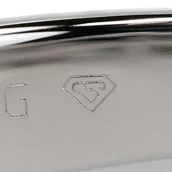 レ・エッセンシャル プリンセスカット ダイヤモンド リング K18WG 変形カット ファンシーカット ミステリーセッティング クロス 透かし LES ESSENTIELLES | 18金 ダイアモンド【中古】【SH112070】