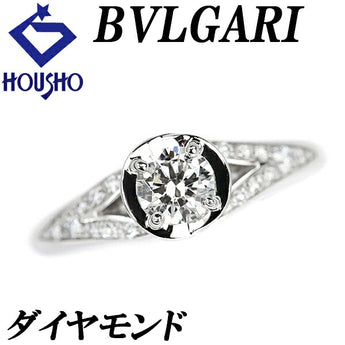 Bvlgari Diamond Incontro D'Amore Ring Pt950 Openwork Brand BVLGARI | Diamond Platinum Elegant Cute Stylish [Used] [SH113616]