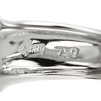 クイーン ダイヤモンド リング 1.40ct K18WG 円 サークル 丸 ブランド Queen | 18金 ダイアモンド 豪華 ゴージャス 上品 かわいい おしゃれ【中古】【SH113623】