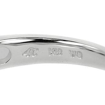 4℃ ダイヤモンド リング K18WG 透かし ブランド ヨンドシー | 18金 ダイアモンド デイリーユース 上品 シンプル かわいい おしゃれ【中古】【SH113627】