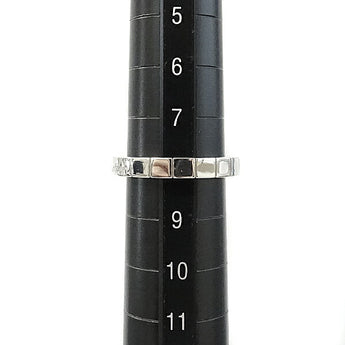 Cartier Lanier Ring K18WG #48 Base metal only No stones Logo Brand Cartier | 18K Daily use Simple Elegant Cute Stylish [Used] [SH113904]