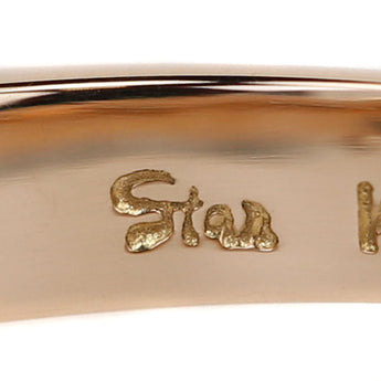 Star Jewelry Diamond Ring 0.07ct K18PG Dot Polka Dot Brand STAR JEWELRY | 18K Diamond Daily Use Simple Cute Stylish [Used] [SH113905]