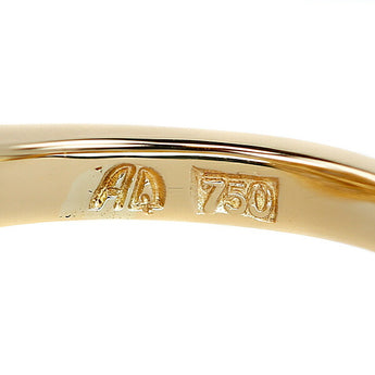 Aquascutum Sapphire Ring Diamond K18YG Brand | 18K Blue Sapphire Diamond Gorgeous Cute Stylish [Used] [SH114816]