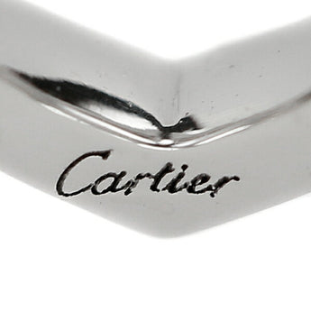 Cartier Diamond C Heart Ring #47 K18WG Brand Cartier | 18K Diamond Daily Use Elegant Cute Stylish [Used] [SH114826]